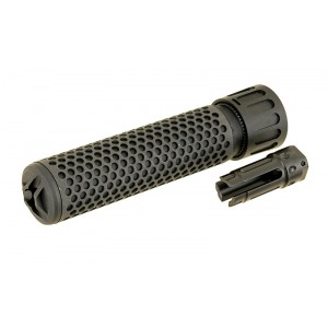 Dummy 5.56 QDC Sound Suppressor with Flash Hider - Black [BD]